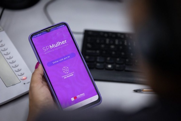 SP Mulher Segura: aplicativo do Governo de SP permite registrar BO e acionar botão do pânico (Foto: Divulgação/Governo de SP)