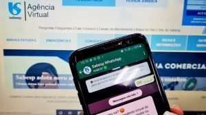 Atualização cadastral via WhatsApp aproxima cliente dos serviços da Sabesp (Foto-Divulgação)
