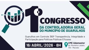 Adamastor recebe Congresso Guarulhos em Controle 360 na próxima quinta-feira (Arte: Comunicação / PMG)