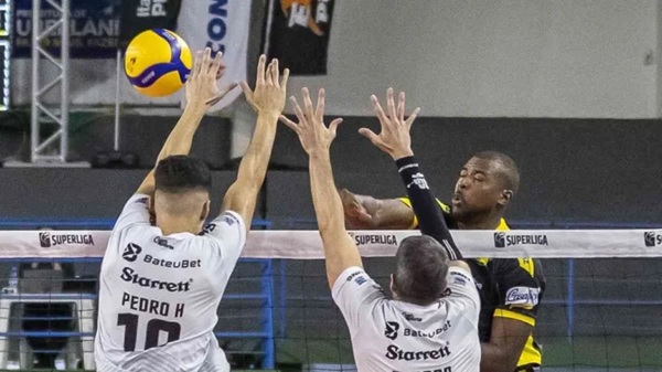 Praia Clube vence Guarulhos em casa e fica a uma vitória da semifinal (Foto-Bruno Cunha)