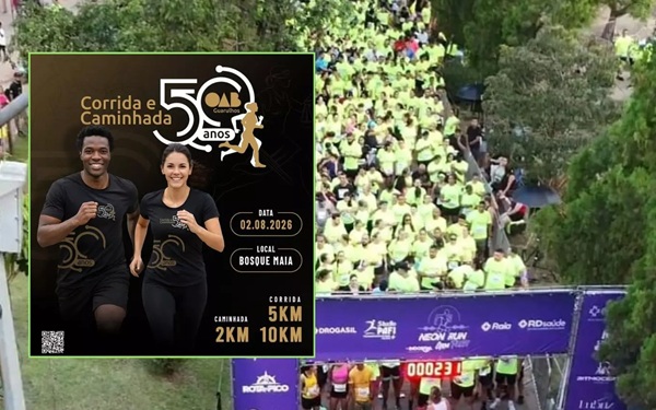 OAB Guarulhos 50 anos: Bosque Maia recebe corrida e caminhada comemorativa (Foto-Divulgação)