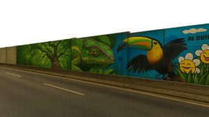 Via Dutra vira galeria a céu aberto com nova fase do Projeto Grafite em Guarulhos (Foto-Reprodução)