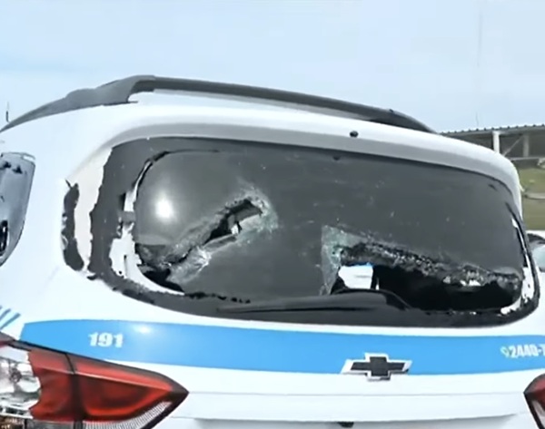 Violência nas ruas: Táxis da Guarucoop são alvos de vandalismo após briga no aeroporto (Foto-Reprodução)