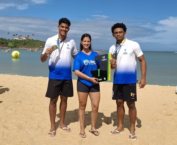 A UNG garantiu o título geral em modalidades coletivas de praia, um feito nunca antes alcançado pela universidade, superando instituições tradicionais de estados litorâneos. (Foto: Juan Lapa / Ser Educacional)