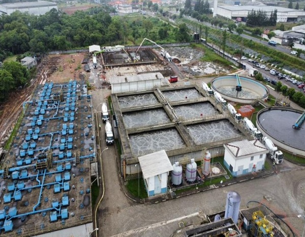 Da esquerda para direita, Estações Elevatórias de Esgoto Bonsucesso, Várzea do Palácio e São João Em Guarulhos (Divulgação Sabesp)