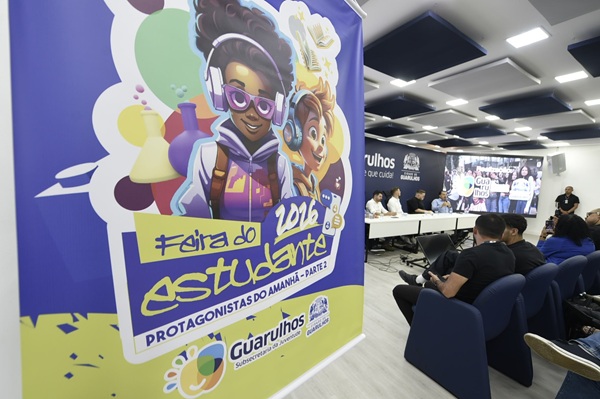 Feira do Estudante 2026 em Guarulhos deve reunir mais de 18 mil jovens e 70 expositores (Imagem: Michel Wakin / PMG)