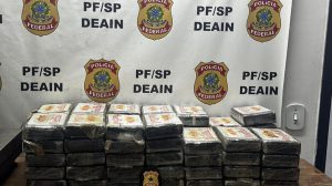 PF apreende mais de 100 kg de cocaína e prende dez pessoas no Aeroporto de Guarulhos (Foto-Reprodução)