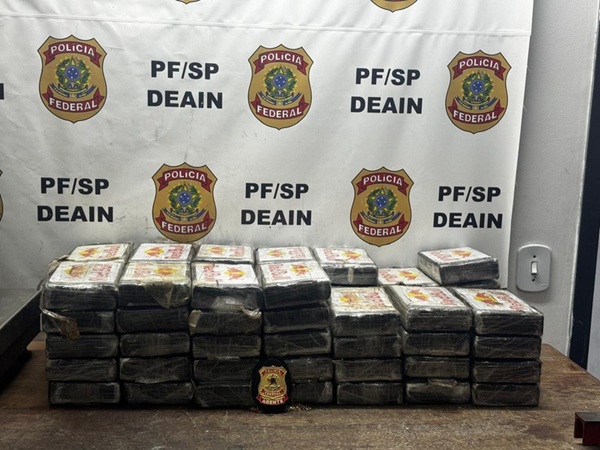 PF apreende mais de 100 kg de cocaína e prende dez pessoas no Aeroporto de Guarulhos (Foto-Reprodução)