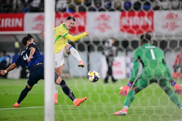 Com gol de guarulhense Martinelli, Brasil vence e avança às oitavas (Yuichi Yamazaki/AFP)