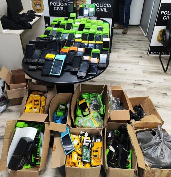 Polícia Civil desarticula esquema de desvio de máquinas de cartão e prende sete suspeitos em operação (Foto-Divulgação)