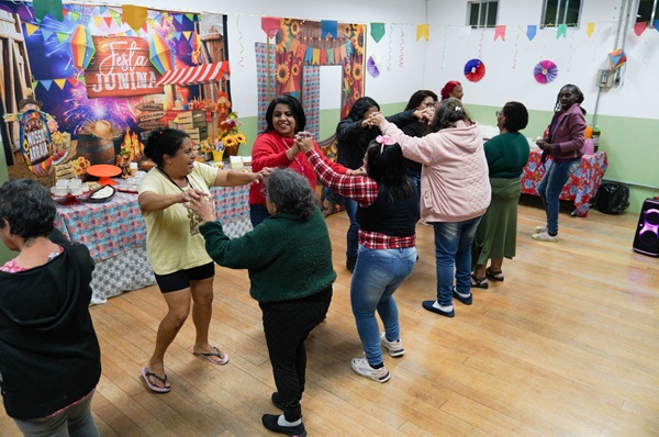 Alegria marca a realização do Arraial da Casa da Mulher Pimentas (Foto: Marcio Lino/PMG)