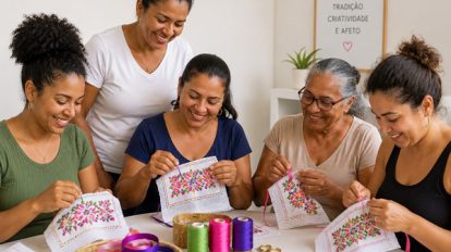 Casas da Mulher encerram agenda de junho com oficina, festa junina e roda de conversa (Imagem: IA