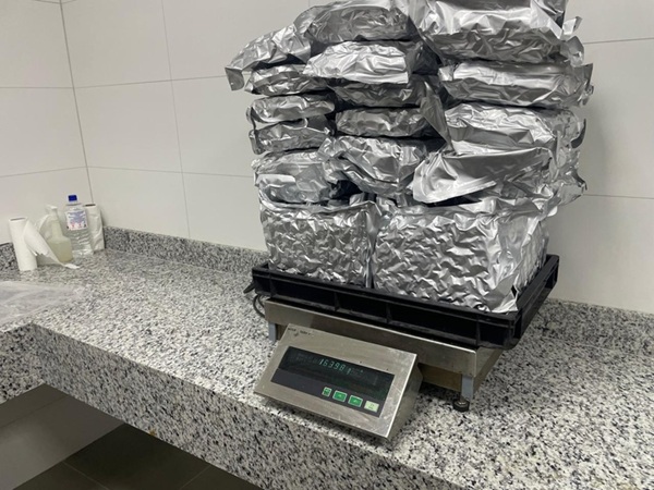 PF apreende mais de 41 kg de drogas e prende cinco pessoas no Aeroporto de Guarulhos (Foto-Reprodução)
