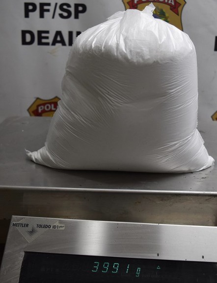 PF apreende 25 kg de drogas e prende suspeito no Aeroporto de Guarulhos (Foto-Divulgação)