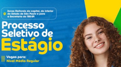 TRE-SP abre 175 vagas de estágio de nível médio com bolsa de R$ 550 e inscrições até julho (Foto-Diuvulgação)