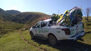 Polícia reforça alerta contra soltura de balões durante período de estiagem (Foto: Divulgação/Governo de SP)