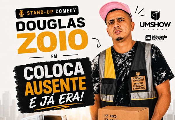 Douglas Zoio apresenta show de stand-up em Guarulhos nesta sexta-feira (Foto-Divulgação)