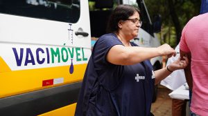 Vacimóvel leva vacinação contra gripe e sarampo (Foto-Umaitá Pires)