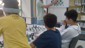 Oficina gratuita de xadrez tem encontros semanais (Foto-Divulgação)