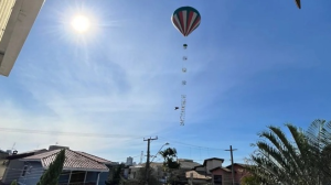 Defesa Civil alerta para riscos de soltar balões (Foto-Divulgação)