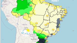Defesa Civil alerta para calor de até 33°C e baixa umidade (Imagem: Inmet)