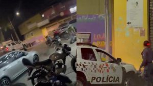 Motociclista é atropelado por viatura da PM (Foto-Reprodução)
