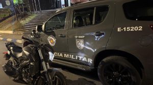 PM apreende menor e recupera motocicleta roubada (Foto-Reprodução)