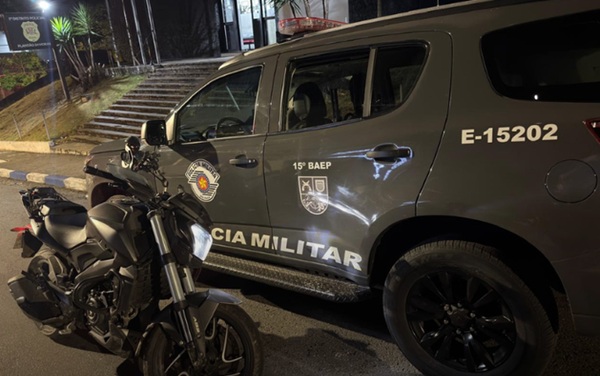 PM apreende menor e recupera motocicleta roubada (Foto-Reprodução)