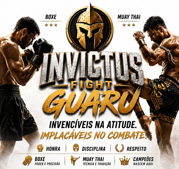 Invictus Fight Guaru promove evento de Muay Thai e Boxe (Foto-Divulgação)