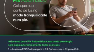 EDP passa a oferecer Pix Automático (Foto-Divulgação)