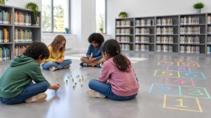 Biblioteca Cidade Seródio promove tarde de brincadeiras (Foto-Magnific)