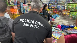 Polícia de SP apreende mais de 52 mil brinquedos (Foto-Divulgação/Governo de SP)